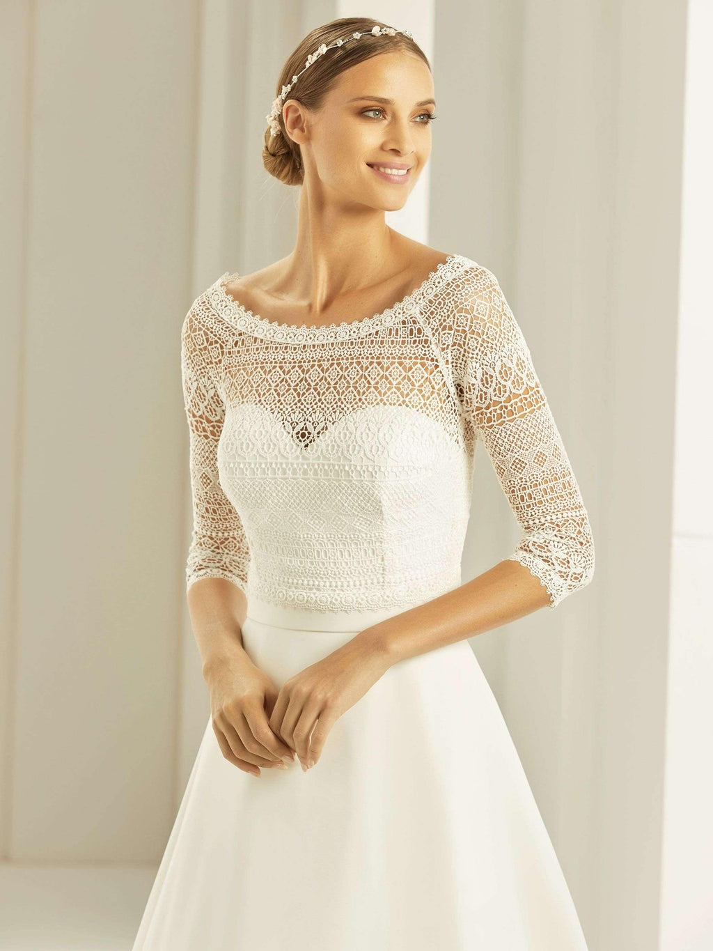 Elle Lace Jacket - Adore Bridal and Occasion Wear