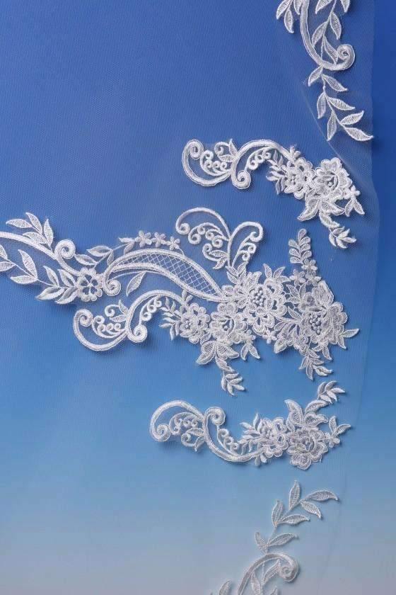 ORLA - STATEMENT LACE VEIL - 98" - Adore Bridal and Occasion Wear