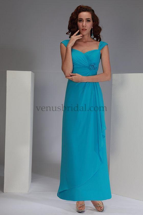 MIDNIGHT BLUE COLOUR CHIFFON DRESSES - Adore Bridal and Occasion Wear