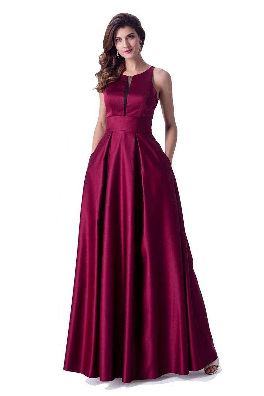 Burgundy occasion outlet skirt